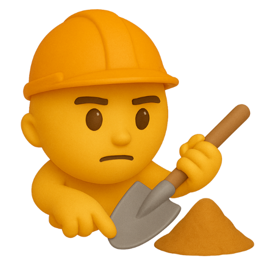 Construction worker emoji